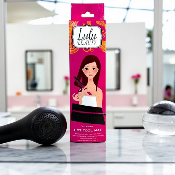 Professional Silicone Heat Resistant Non Slip Mat 9x11 Salon Spa Styling Pad - Picture 2 of 11